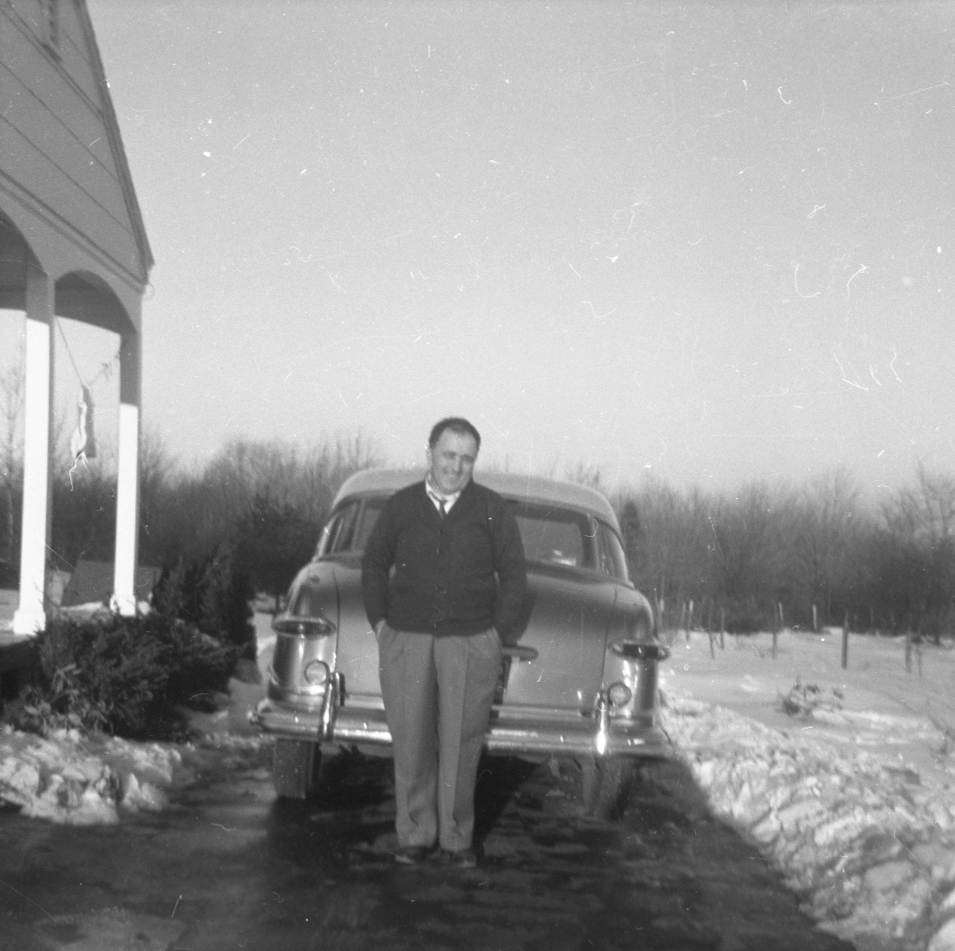 At Granda Lena`s house 1960s with 1951 Ford Victoria At Granda Lena`s house 1960s with 1951 Ford Victoria